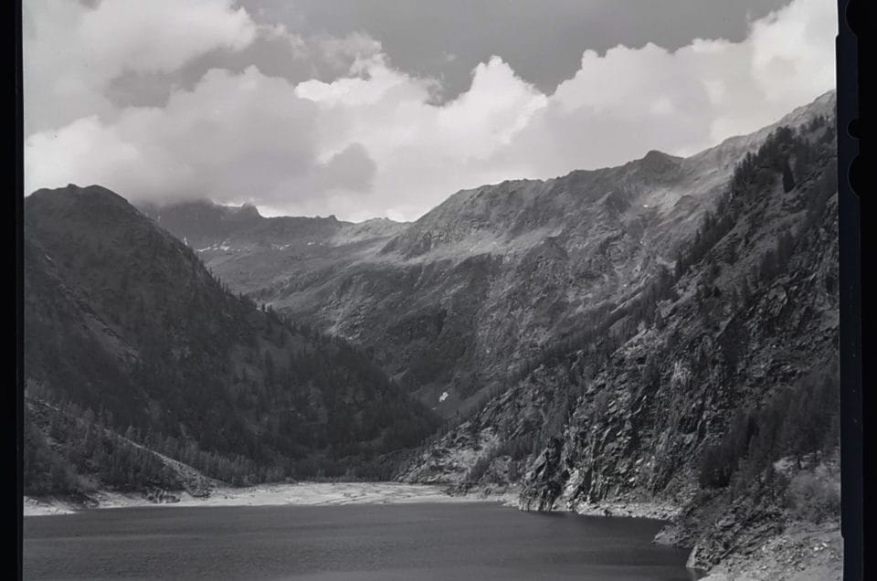 Fotografia in grande formato il lago Alpe dei Cavalli